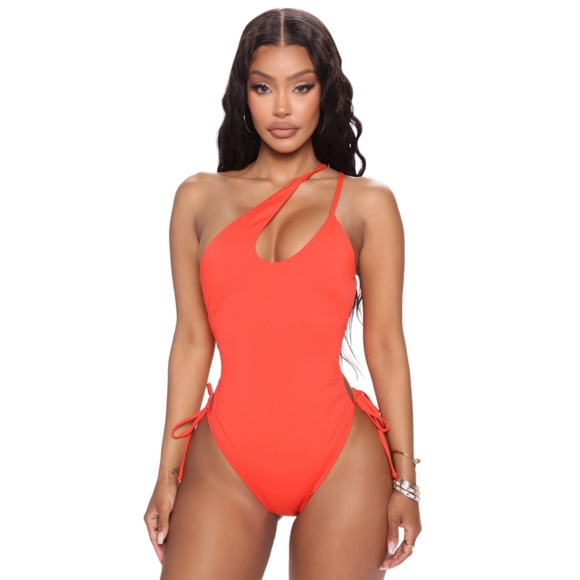 Orange One Piece Fashion Nova - Picture 1 of 6